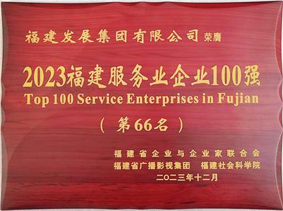 2023福建服务业企业100强